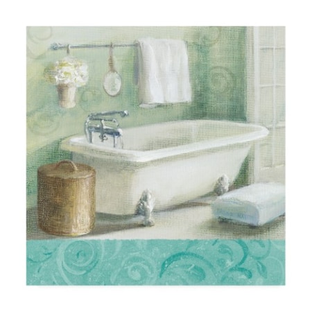 Danhui Nai 'Refresh Bath Border I' Canvas Art,24x24